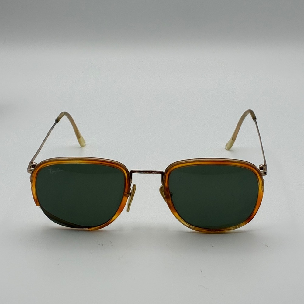 Ray-Ban Sunglasses Mens Brown W0868 Bausch & Lomb Gold Plated Aviator